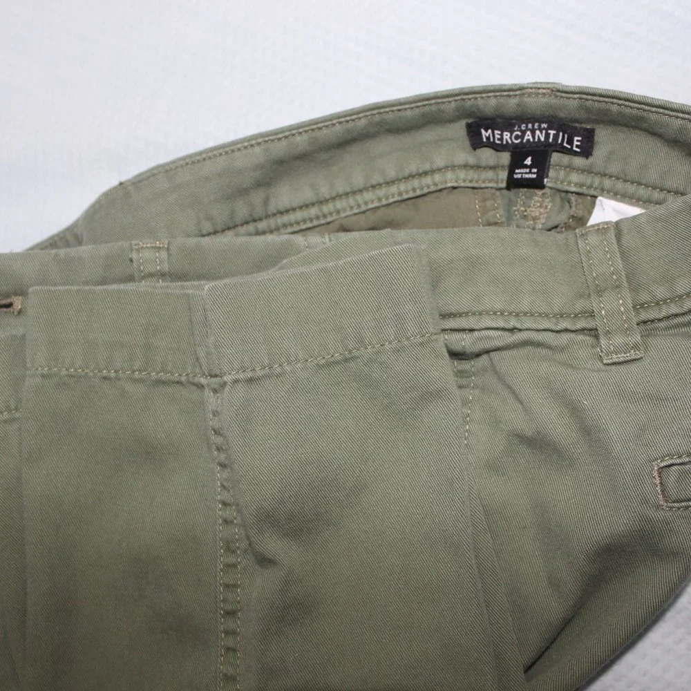 💚 J Crew Mercantile Olive Green Pants Size 4 Stitch Fix